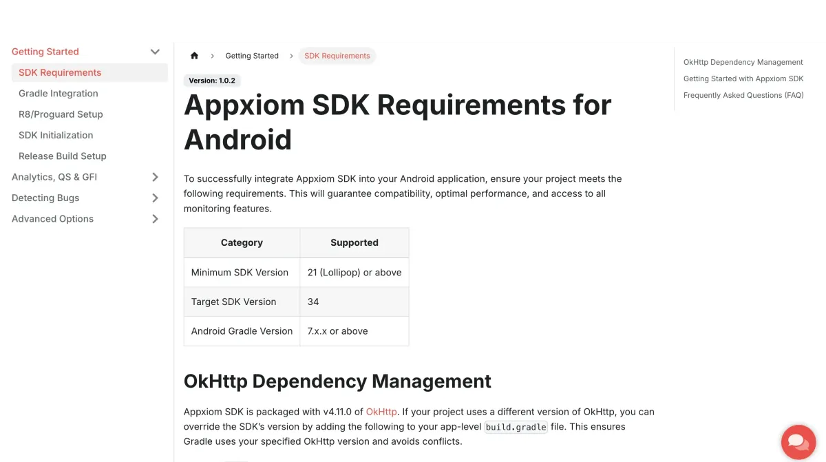 Documentation versioning example