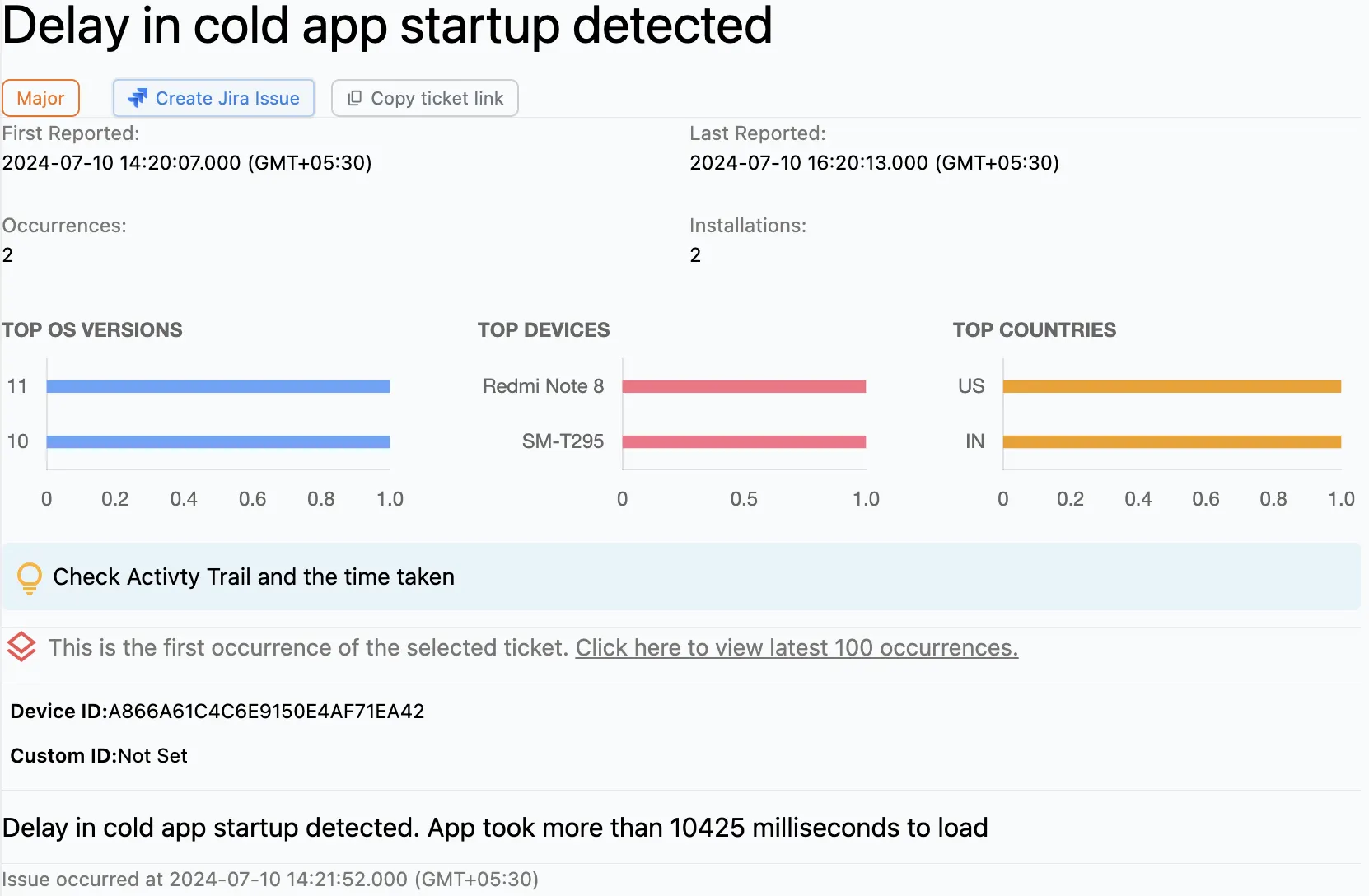 Cold Start Delay in Android